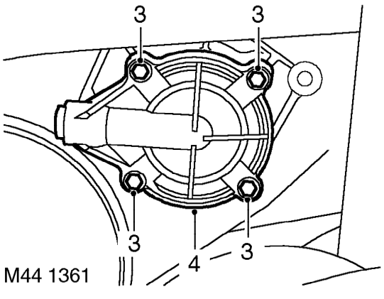 Secondary cover seals – Remove 4 bolts securing LH buttress and manoeuvre buttress to access secondary cover.
