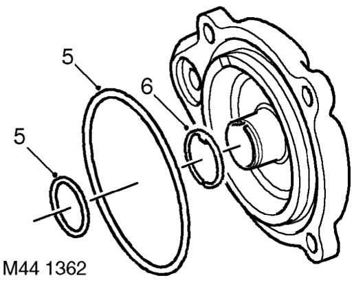 Secondary cover seals – Remove secondary cover.