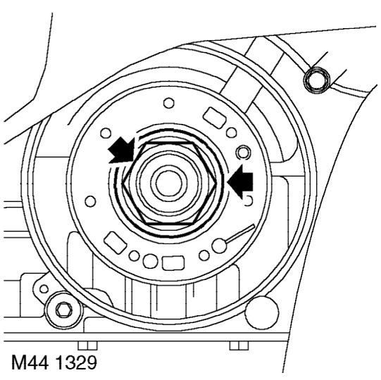 Remove and discard 2 ’O’ rings from oil pump.