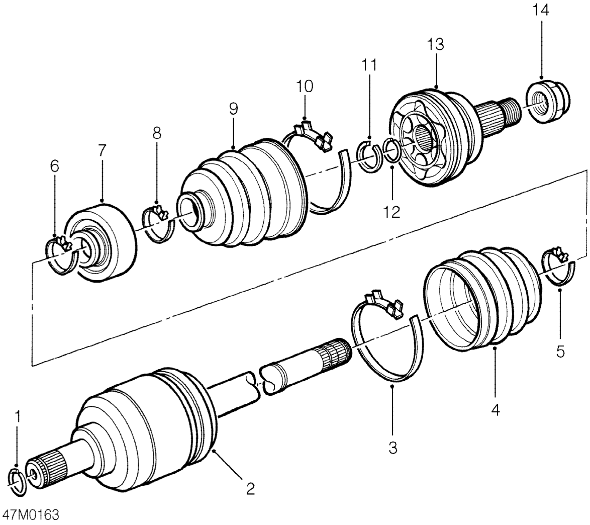 Drive shaft components