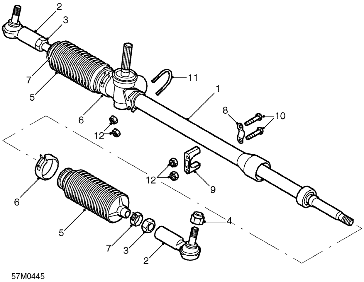 Steering rack