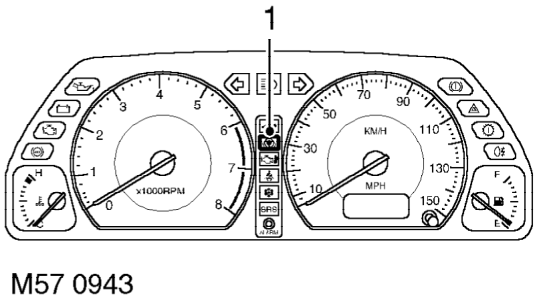 The EPAS ECU informs the driver of any malfunctions via a warning lamp on the instrument p
