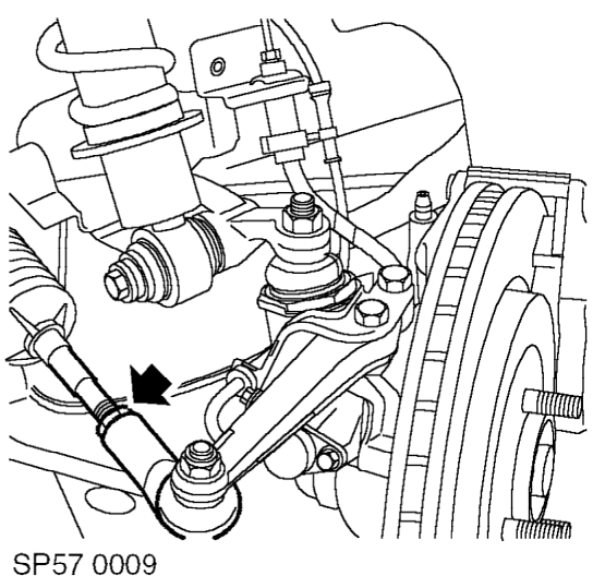 Data – Front wheel alignment - toe-out - per side: A - 0 °0’ ± 0° 6’ B - 0± 0.1° C - 0 mm ± 0.665
