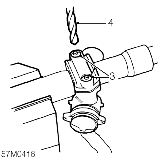 Ignition switch and steering lock – Position steering column assembly in vice.