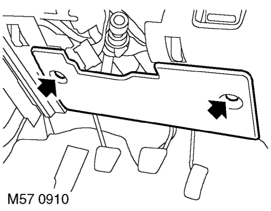 Steering column – Release transponder coil from ignition switch, disconnect multiplug and remove transponder