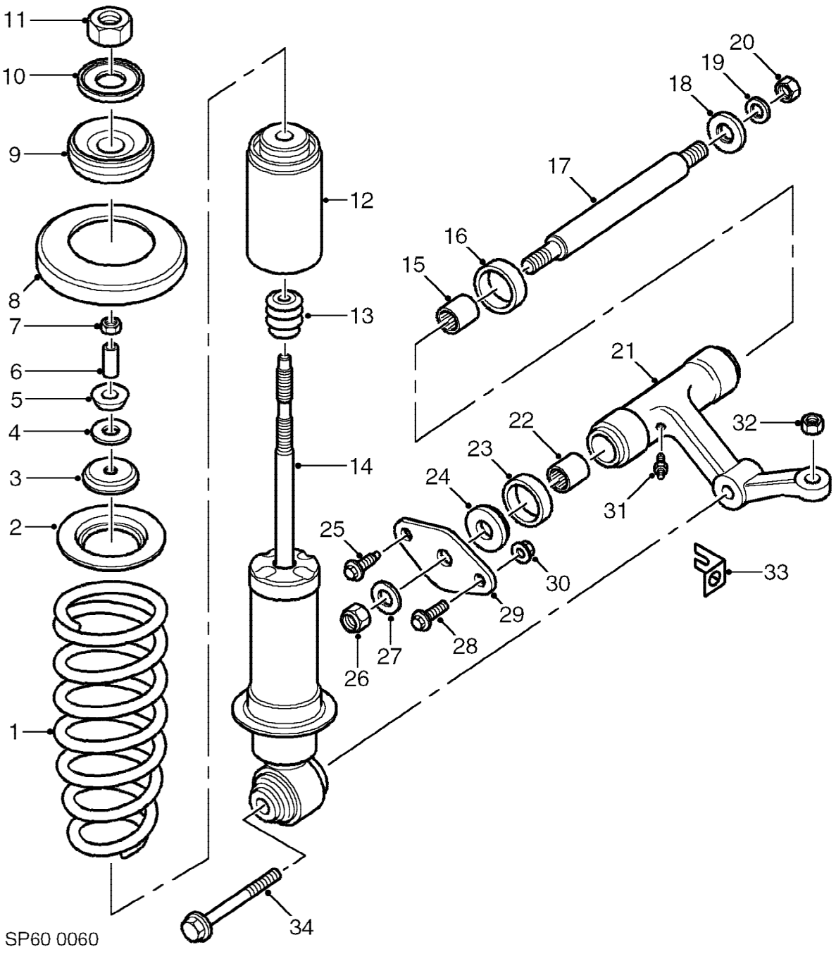 Front suspension components
