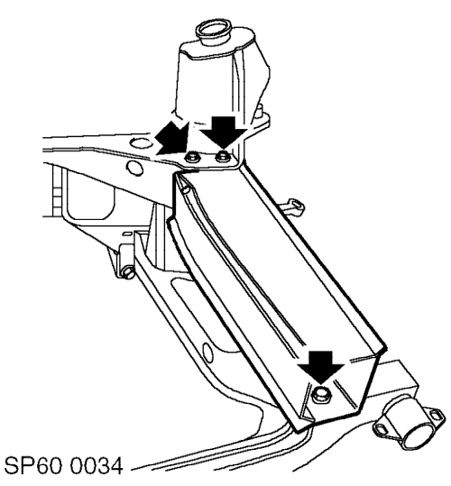 Remove nut and bolt securing ball joint to lower arm, release ball joint and remove hub as