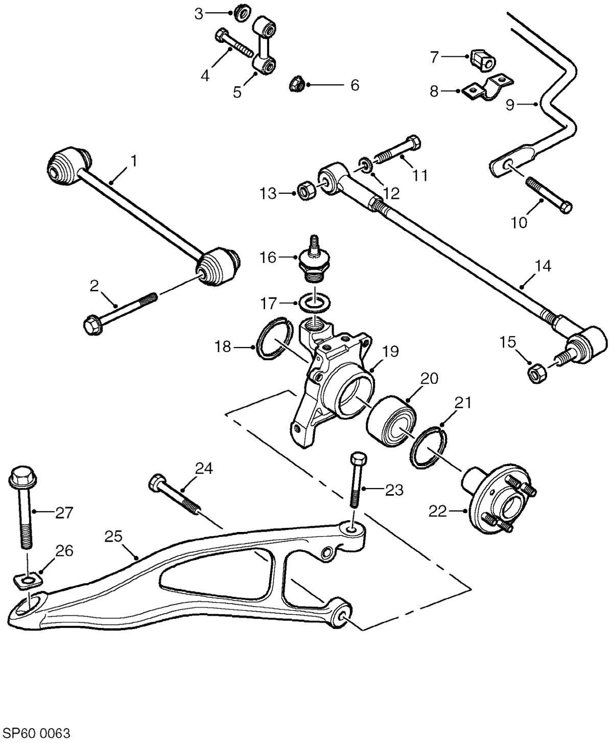 REAR SUSPENSION COMPONENTS - continued