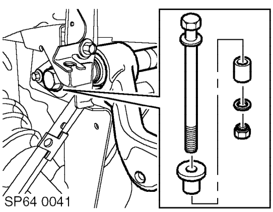 Remove bolt securing damper to upper suspension arm, remove damper/spring assembly and col