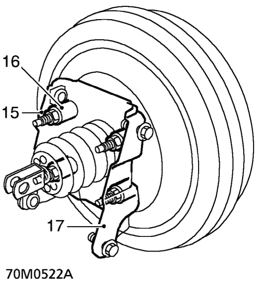 Remove servo assembly.
