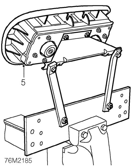 Position brackets SMD 4082/7 to tool SMD 4082/6 , lightly tighten the bolts.