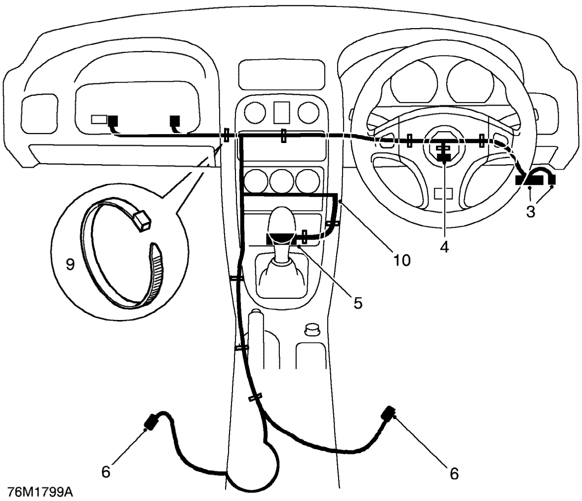Srs harness – Service repair no - 76.73.73