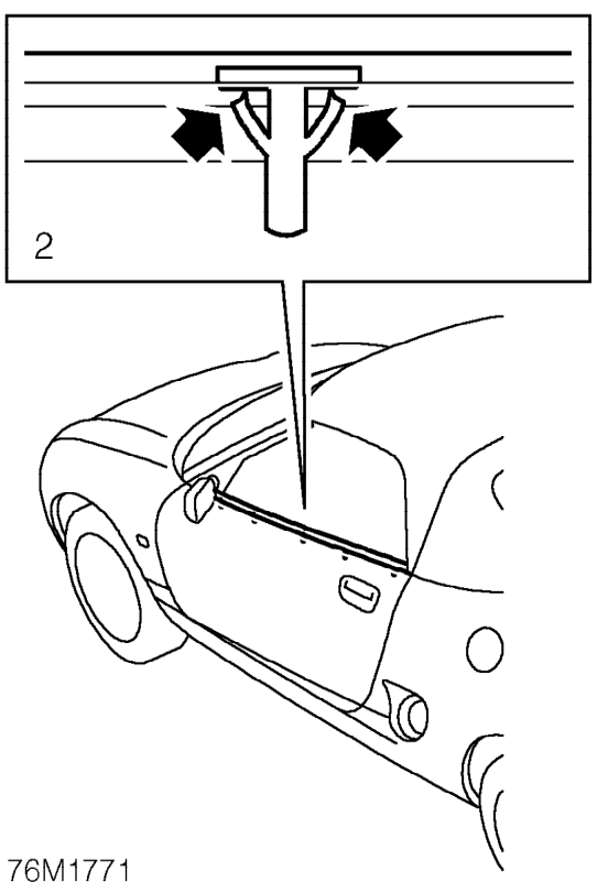 Glass – Remove trim casing. See this section.