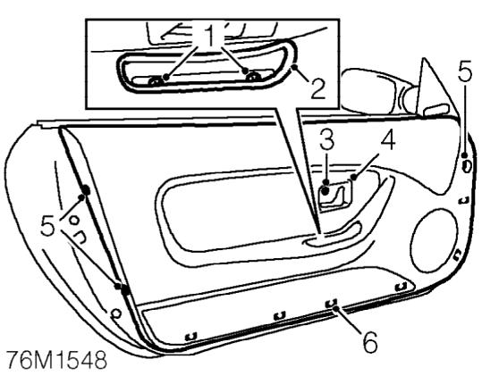 Trim casing – Service repair no - 76.34.01/99