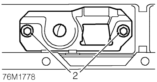 Bonnet lock plate - adjust – Open bonnet.