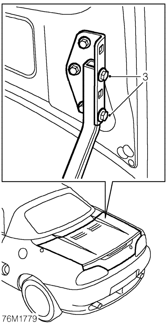 Boot lid - adjust – Open boot lid.