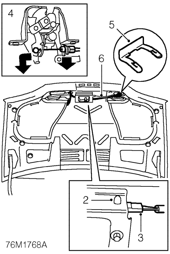 Private lock - boot lid – Open boot lid.