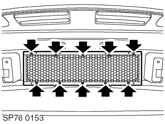 Bumper valance - front – Disconnect fog/driving lamp multiplugs and remove front bumper valance.