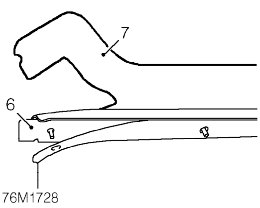 Apply adhesive to clamp rail and outer cover.