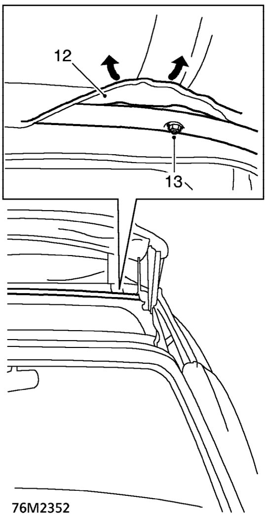 Collect retaining strip and remove backlight.
