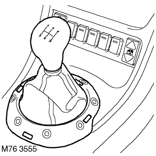 Gear lever gaiter – Service repair no - 76.25.06