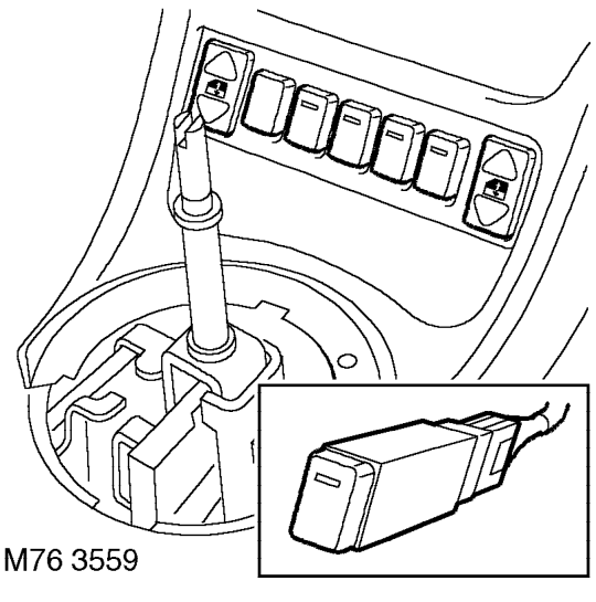 Release hazard switch multiplug.
