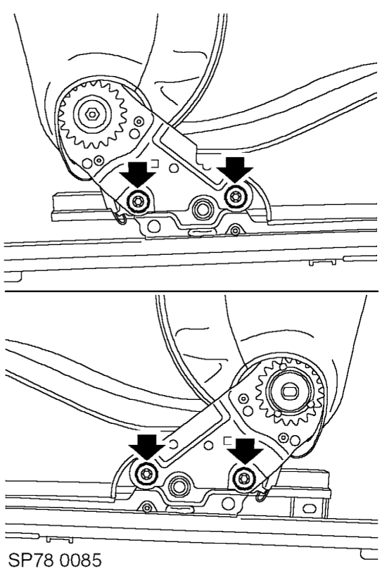 Remove side valance.