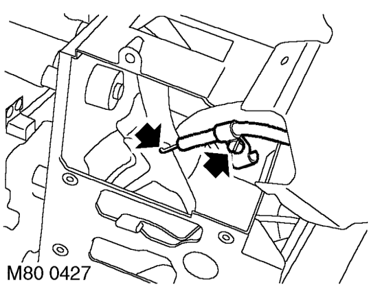 Release controls from fascia.