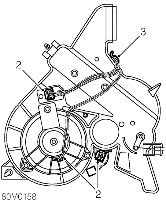 Heater matrix – Remove heater. See this section.