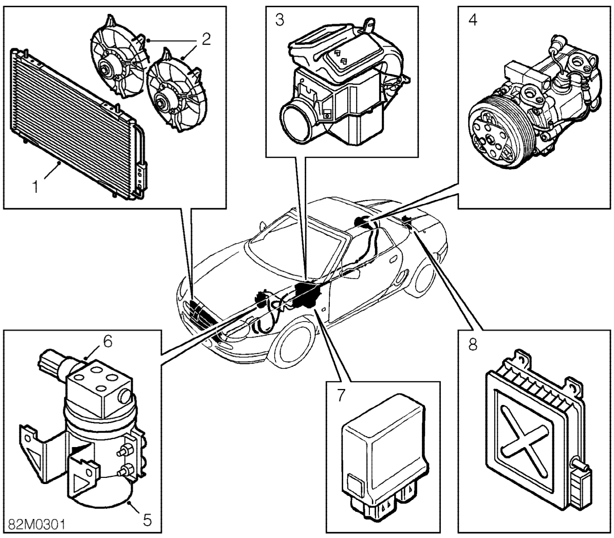 Air conditioning components