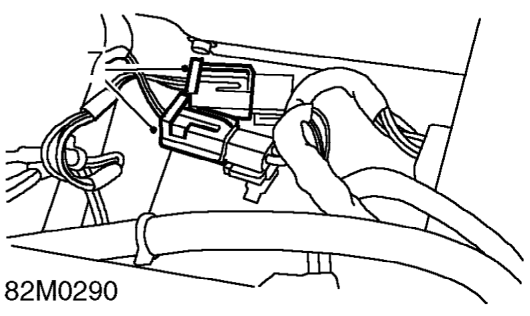 Evaporator – Remove clamp securing evaporator to heater.