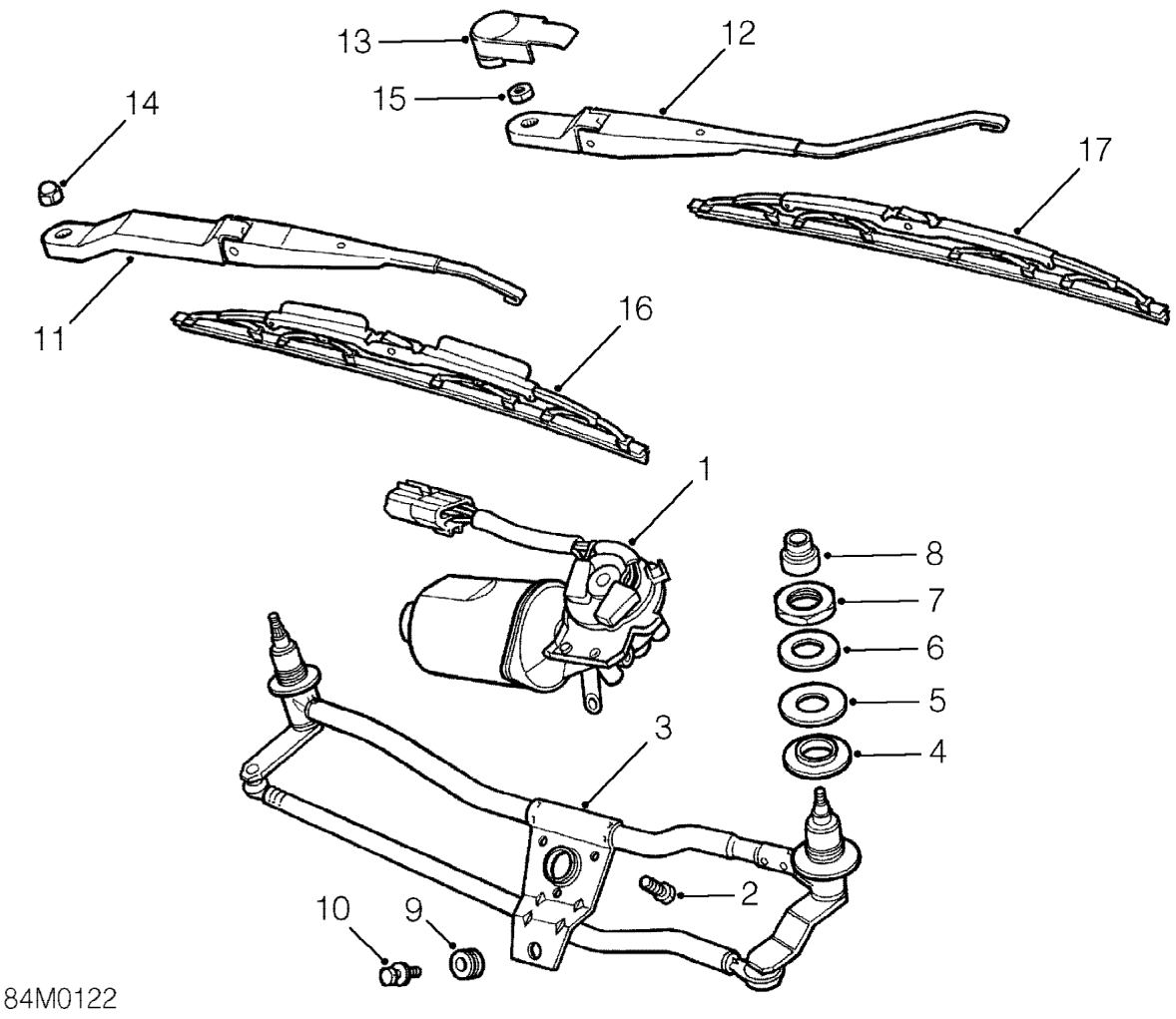 Windscreen wiper components