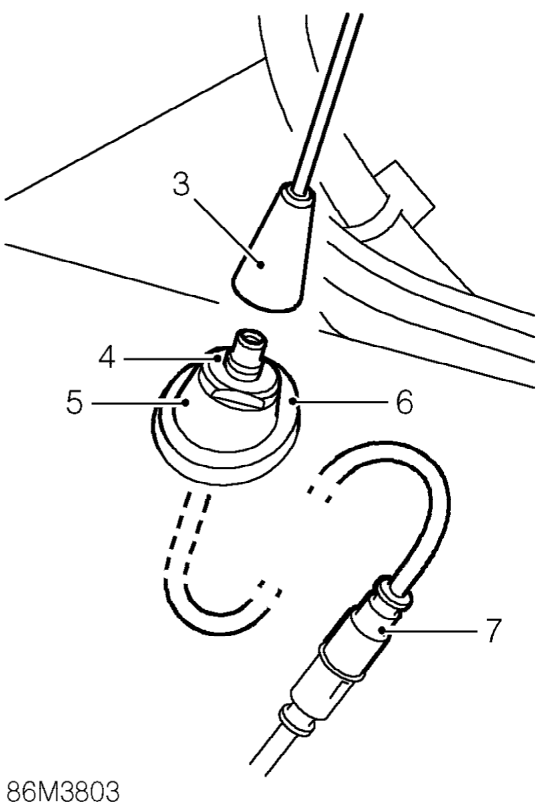 Aerial – Remove engine compartment access grille. See BODY, Exterior fittings.