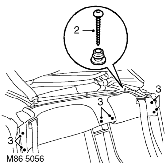 Subwoofer assembly – Move both seats fully forwards.
