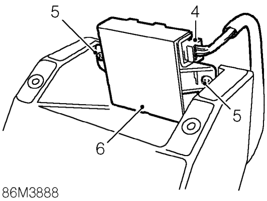 Volumetric sensor – Release finisher from 6 clips and position aside.
