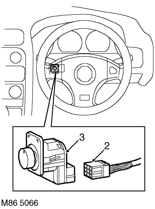 Switch - exterior mirror – Service repair no - 86.65.75