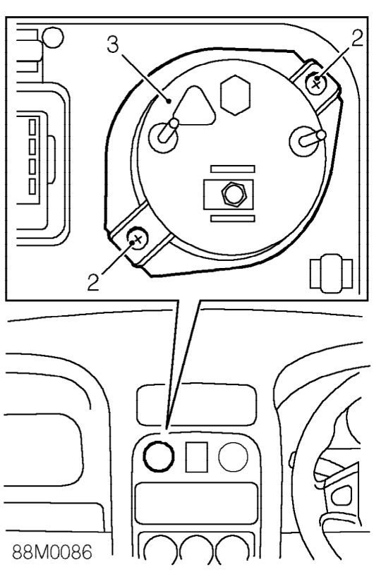 Oil temperature gauge – Remove centre console panel. See BODY, Interior trim components.