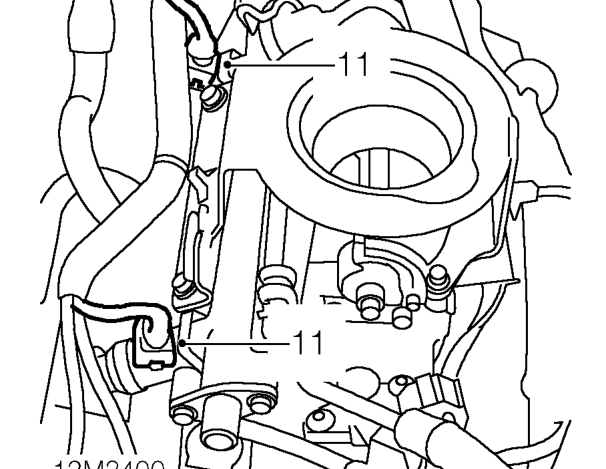 Cylinder head gasket – Disconnect multiplug from MAP sensor.