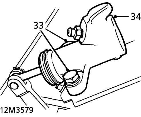 Remove coolant expansion tank and mounting bracket.