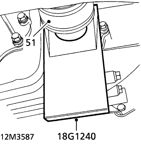 Remove nut and bolt securing gear change steady bar to gearbox.