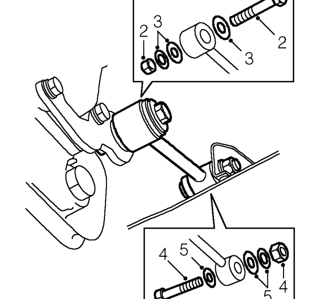 Engine steady bar - lower – Raise front of vehicle.
