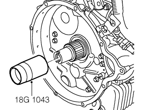 Lubricate inner face of new oil seal with oil and apply grease to outer face.