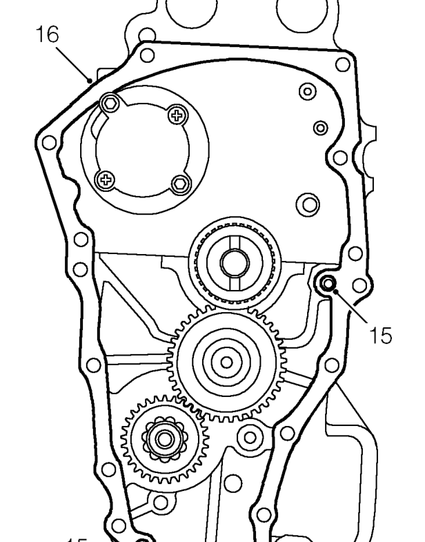 Raise engine on jack.