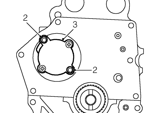 Oil pump – Remove flywheel housing gasket. See this section.