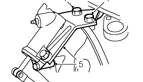 Engine to gearbox gasket – Remove starter motor.
