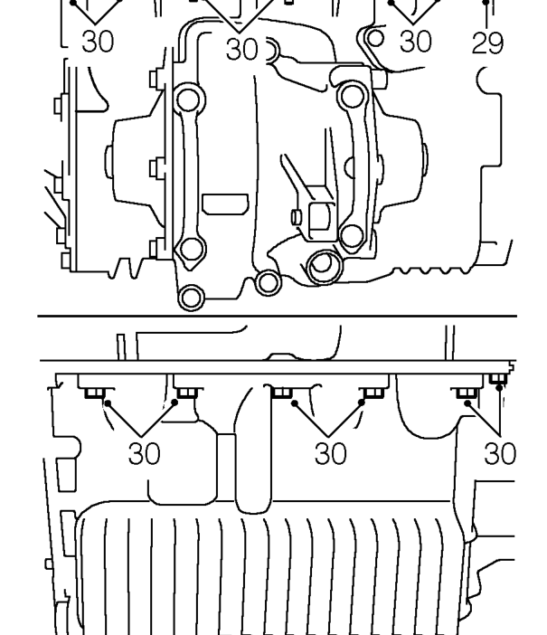 Using a suitable drift, remove primary gear oil seal from flywheel housing.