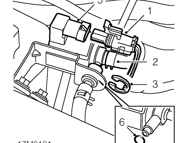 Emission canister purge valve – Service repair no - 17.15.39