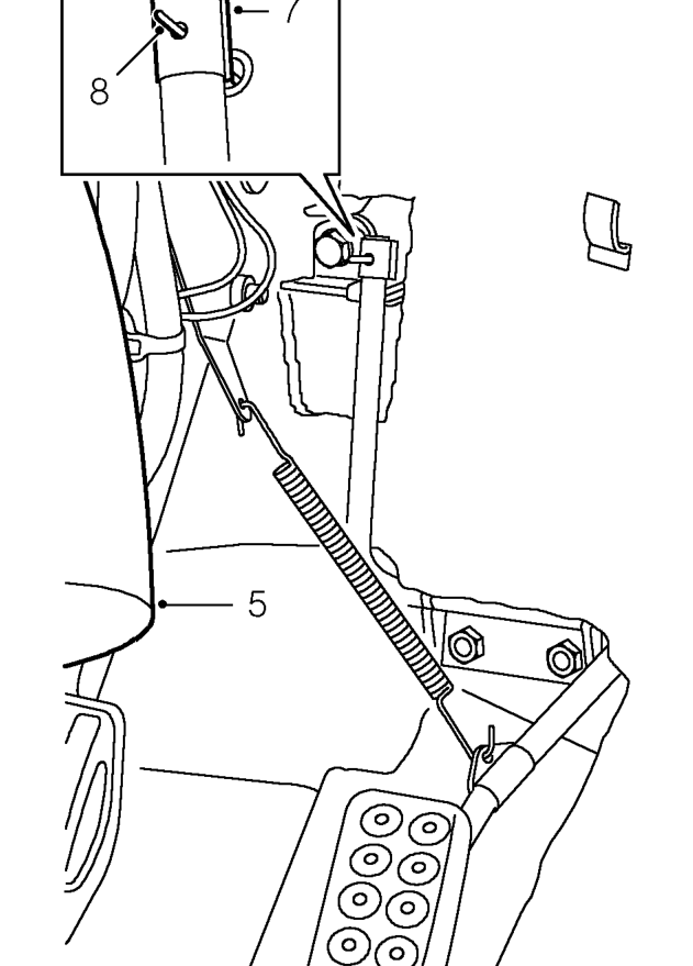 Throttle cable – Disconnect inner cable from throttle cam.