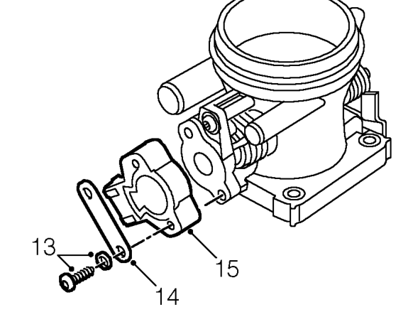 Do not carry out further dismantling if component is removed for access only.