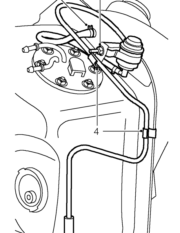Fuel tank breather valve – Remove fuel tank. See this section.